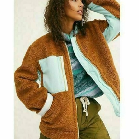 Free People Jackets & Blazers - SOLD NWT Free People Rivington Sherpa Jacket